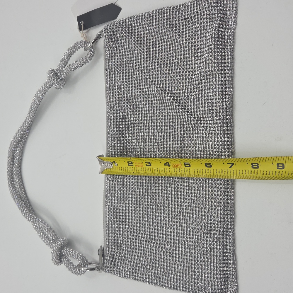 Elegant Silver Rhinestone Women's Bag - Picture 12 of 16